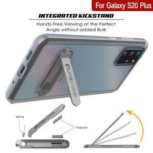 Galaxy S20+ Plus Case, PUNKcase [LUCID 3.0 Series] [Slim Fit] Armor Cover w/ Integrated Screen Protector [Silver] (Color in image: Gold)