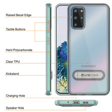 Charger l&#39;image dans la galerie, Galaxy S20+ Plus Case, PUNKcase [LUCID 3.0 Series] [Slim Fit] Armor Cover w/ Integrated Screen Protector [Teal] (Color in image: Grey)

