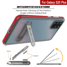 Charger l&#39;image dans la galerie, Galaxy S20+ Plus Case, PUNKcase [LUCID 3.0 Series] [Slim Fit] Armor Cover w/ Integrated Screen Protector [Red] (Color in image: Gold)
