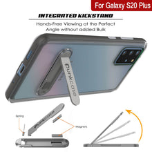 Charger l&#39;image dans la galerie, Galaxy S20+ Plus Case, PUNKcase [LUCID 3.0 Series] [Slim Fit] Armor Cover w/ Integrated Screen Protector [Grey] (Color in image: Gold)
