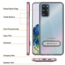 Charger l&#39;image dans la galerie, Galaxy S20+ Plus Case, PUNKcase [LUCID 3.0 Series] [Slim Fit] Armor Cover w/ Integrated Screen Protector [Rose Gold] (Color in image: Grey)
