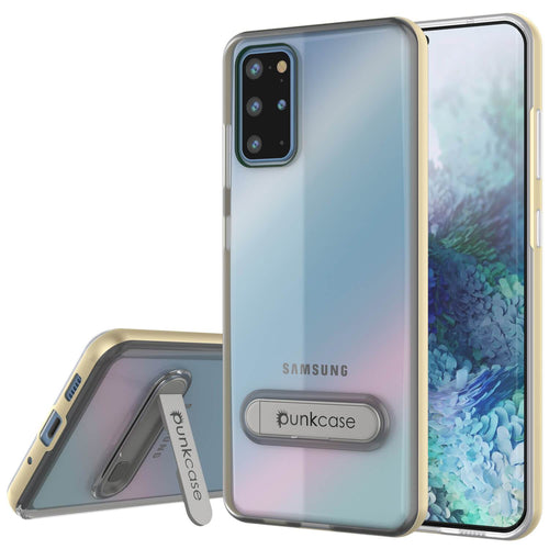 Galaxy S20+ Plus Case, PUNKcase [LUCID 3.0 Series] [Slim Fit] Armor Cover w/ Integrated Screen Protector [Gold] (Color in image: Gold)