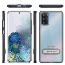 Charger l&#39;image dans la galerie, Galaxy S20+ Plus Case, PUNKcase [LUCID 3.0 Series] [Slim Fit] Armor Cover w/ Integrated Screen Protector [Black] (Color in image: Silver)
