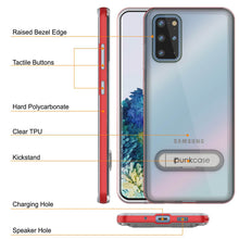 Charger l&#39;image dans la galerie, Galaxy S20+ Plus Case, PUNKcase [LUCID 3.0 Series] [Slim Fit] Armor Cover w/ Integrated Screen Protector [Red] (Color in image: Grey)

