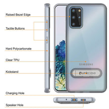 Charger l&#39;image dans la galerie, Galaxy S20+ Plus Case, PUNKcase [LUCID 3.0 Series] [Slim Fit] Armor Cover w/ Integrated Screen Protector [Silver] (Color in image: Grey)
