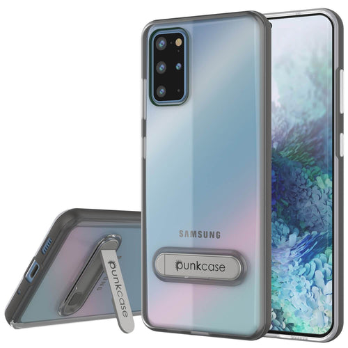 Galaxy S20+ Plus Case, PUNKcase [LUCID 3.0 Series] [Slim Fit] Armor Cover w/ Integrated Screen Protector [Grey] (Color in image: Grey)
