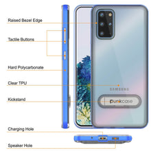 Charger l&#39;image dans la galerie, Galaxy S20+ Plus Case, PUNKcase [LUCID 3.0 Series] [Slim Fit] Armor Cover w/ Integrated Screen Protector [Blue] (Color in image: Red)
