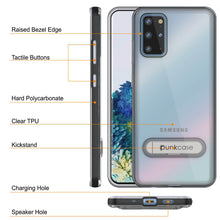 Charger l&#39;image dans la galerie, Galaxy S20+ Plus Case, PUNKcase [LUCID 3.0 Series] [Slim Fit] Armor Cover w/ Integrated Screen Protector [Black] (Color in image: Red)

