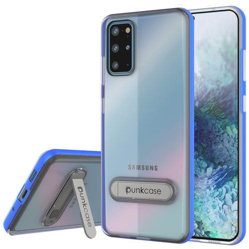 Galaxy S20+ Plus Case, PUNKcase [LUCID 3.0 Series] [Slim Fit] Armor Cover w/ Integrated Screen Protector [Blue] (Color in image: Blue)