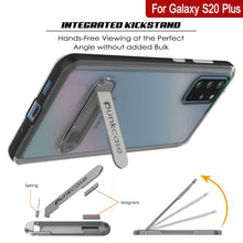 Charger l&#39;image dans la galerie, Galaxy S20+ Plus Case, PUNKcase [LUCID 3.0 Series] [Slim Fit] Armor Cover w/ Integrated Screen Protector [Black] (Color in image: Grey)
