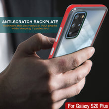 Charger l&#39;image dans la galerie, Galaxy S20+ Plus Case, PUNKcase [LUCID 3.0 Series] [Slim Fit] Armor Cover w/ Integrated Screen Protector [Red] (Color in image: Black)
