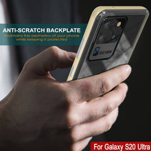 Charger l'image dans la galerie, Galaxy S20 Ultra Case, PUNKcase [LUCID 3.0 Series] [Slim Fit] Armor Cover w/ Integrated Screen Protector [Gold] (Color in image: Black)
