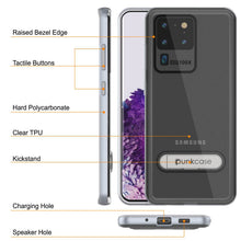 Load image into Gallery viewer, Galaxy S20 Ultra Case, PUNKcase [LUCID 3.0 Series] [Slim Fit] Armor Cover w/ Integrated Screen Protector [Silver] (Color in image: Grey)
