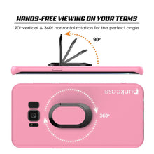 Load image into Gallery viewer, Galaxy S8 PLUS, Punkcase Magnetix Protective TPU Cover W/ Kickstand, Screen Protector [Pink] 
