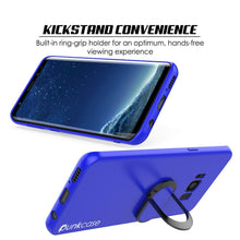 Load image into Gallery viewer, Galaxy S8 PLUS, Punkcase Magnetix Protective TPU Cover W/ Kickstand, Screen Protector [Blue] 
