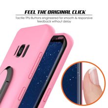 Load image into Gallery viewer, Galaxy S8 PLUS, Punkcase Magnetix Protective TPU Cover W/ Kickstand, Screen Protector [Pink] 

