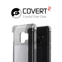 Load image into Gallery viewer, Galaxy S9 Clear Protective Case | Covert 2 Series [White] 
