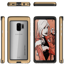 Charger l&#39;image dans la galerie, Galaxy S9 Rugged Heavy Duty Case | Atomic Slim Series [Gold] (Color in image: Black)
