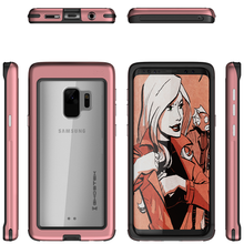 Charger l&#39;image dans la galerie, Galaxy S9 Rugged Heavy Duty Case | Atomic Slim Series [Pink] (Color in image: Black)
