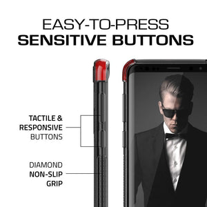 Galaxy S9+ Plus Case | Covert 2 Series | [Red] 