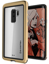 Load image into Gallery viewer, Galaxy S9+ Plus Rugged Heavy Duty Case | Atomic Slim Series [Gold] (Color in image: Gold)
