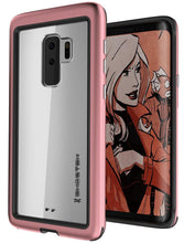 Charger l&#39;image dans la galerie, Galaxy S9+ Plus Rugged Heavy Duty Case | Atomic Slim Series [Pink] (Color in image: Pink)
