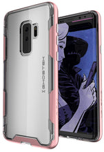 Charger l&#39;image dans la galerie, Galaxy S9+ Plus Clear Protective Case | Cloak 3 Series [Pink] (Color in image: Pink)
