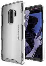 Charger l&#39;image dans la galerie, Galaxy S9+ Plus Clear Protective Case | Cloak 3 Series [Silver] (Color in image: Black)
