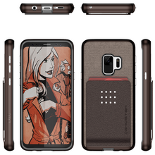 Charger l&#39;image dans la galerie, Galaxy S9 Protective Wallet Case | Exec 2 Series [Brown] (Color in image: Black)
