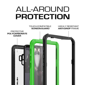 Galaxy S9 Rugged Waterproof Case | Nautical Series [Green] 