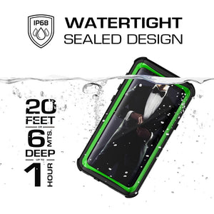 Galaxy S9 Rugged Waterproof Case | Nautical Series [Green] 