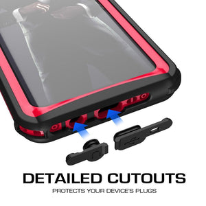 Galaxy S9 Rugged Waterproof Case | Nautical Series [Red] 