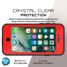 Charger l&#39;image dans la galerie, iPhone SE (4.7&quot;) Waterproof Case, Punkcase [Red] [StudStar Series] [Slim Fit] [IP68 Certified]  [Dirtproof] [Snowproof] (Color in image: light blue)
