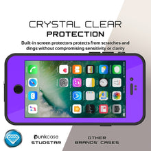 Charger l&#39;image dans la galerie, iPhone 8 Waterproof Case, Punkcase [Purple] [StudStar Series] [Slim Fit][IP68 Certified]  [Dirtproof] [Snowproof] (Color in image: light green)
