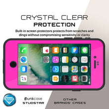 Charger l&#39;image dans la galerie, iPhone SE (4.7&quot;) Waterproof Case, Punkcase [Pink] [StudStar Series] [Slim Fit][IP68 Certified]  [Dirtproof] [Snowproof] (Color in image: red)
