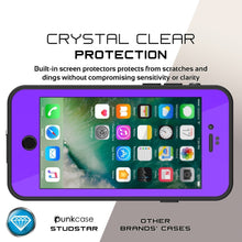 Charger l&#39;image dans la galerie, iPhone SE (4.7&quot;) Waterproof Case, Punkcase [Purple] [StudStar Series] [Slim Fit][IP68 Certified]  [Dirtproof] [Snowproof] (Color in image: light green)
