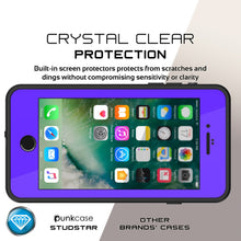 Charger l&#39;image dans la galerie, iPhone 8+ Plus Waterproof Case, Punkcase [StudStar Series] [Purple] [Slim Fit] [Shockproof] [Dirtproof] [Snowproof] Armor Cover (Color in image: light green)
