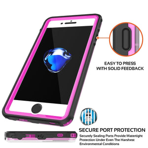 Apple iPhone SE (4.7") Waterproof Case, PUNKcase CRYSTAL Pink W/ Attached Screen Protector  | Warranty (Color in image: Light Green)