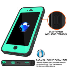 Charger l&#39;image dans la galerie, iPhone 8 Waterproof Case, Punkcase [Teal] [StudStar Series] [Slim Fit] [IP68 Certified]] [Dirtproof] [Snowproof] (Color in image: white)
