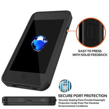 Charger l&#39;image dans la galerie, iPhone 8 Waterproof Case, Punkcase [Black] [StudStar Series] [Slim Fit] [IP68 Certified][Dirtproof] [Snowproof] (Color in image: pink)
