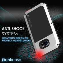 Charger l'image dans la galerie, Galaxy S6 EDGE  Case, PUNKcase Metallic Silver Shockproof  Slim Metal Armor Case (Color in image: gold)
