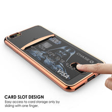 Load image into Gallery viewer, iPhone SE (4.7&quot;) Case, PUNKCASE® LUCID Rose Gold Series | Card Slot | SHIELD Screen Protector | Ultra fit 
