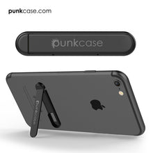 Load image into Gallery viewer, PUNKCASE FlickStick Universal Cell Phone Kickstand for all Mobile Phones &amp; Cases with Flat Backs, One Finger Operation (Black) (Color in image: Pink)
