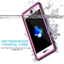 Charger l&#39;image dans la galerie, WATERPROOF CRYSTAL CASE Don&#39;t Wait For Your Phone To Get Punked Get Punkcase (Color in image: White)
