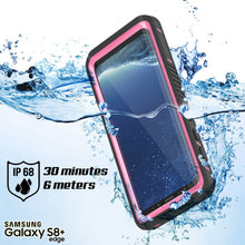 Load image into Gallery viewer, Galaxy S8 PLUS Waterproof Case, Punkcase [Extreme Series] [Slim Fit] [IP68 Certified] [Shockproof] [Snowproof] [Dirproof] Armor Cover W/ Built In Screen Protector for Samsung Galaxy S8+ [Pink] (Color in image: White)

