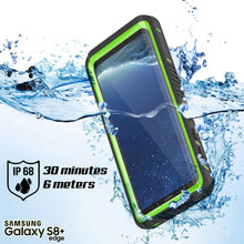 Load image into Gallery viewer, Galaxy S8 PLUS Waterproof Case, Punkcase [Extreme Series] [Slim Fit] [IP68 Certified] [Shockproof] [Snowproof] [Dirproof] Armor Cover W/ Built In Screen Protector for Samsung Galaxy S8+ [Green] (Color in image: Teal)
