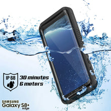 Load image into Gallery viewer, Galaxy S8 Plus Waterproof Case, Punkcase [Extreme Series] [Slim Fit] [IP68 Certified] [Shockproof] [Snowproof] [Dirproof] Armor Cover [Black] 
