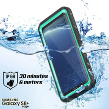 Load image into Gallery viewer, Galaxy S8 PLUS Waterproof Case, Punkcase [Extreme Series] [Slim Fit] [IP68 Certified] [Shockproof] [Snowproof] [Dirproof] Armor Cover W/ Built In Screen Protector for Samsung Galaxy S8+ [Teal] (Color in image: Green)

