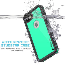 Charger l&#39;image dans la galerie, iPhone SE (4.7&quot;) Waterproof Case, Punkcase [Teal] [StudStar Series] [Slim Fit] [IP68 Certified]] [Dirtproof] [Snowproof] (Color in image: light blue)
