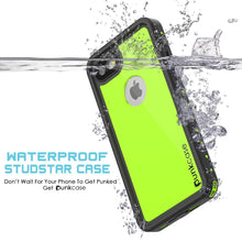 Charger l&#39;image dans la galerie, iPhone 8 Waterproof Case, Punkcase [Light Green] [StudStar Series] [Slim Fit][IP68 Certified]  [Dirt/Snow Proof] (Color in image: light blue)
